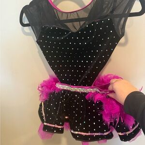 Weissman Black and Purple Dance costume.